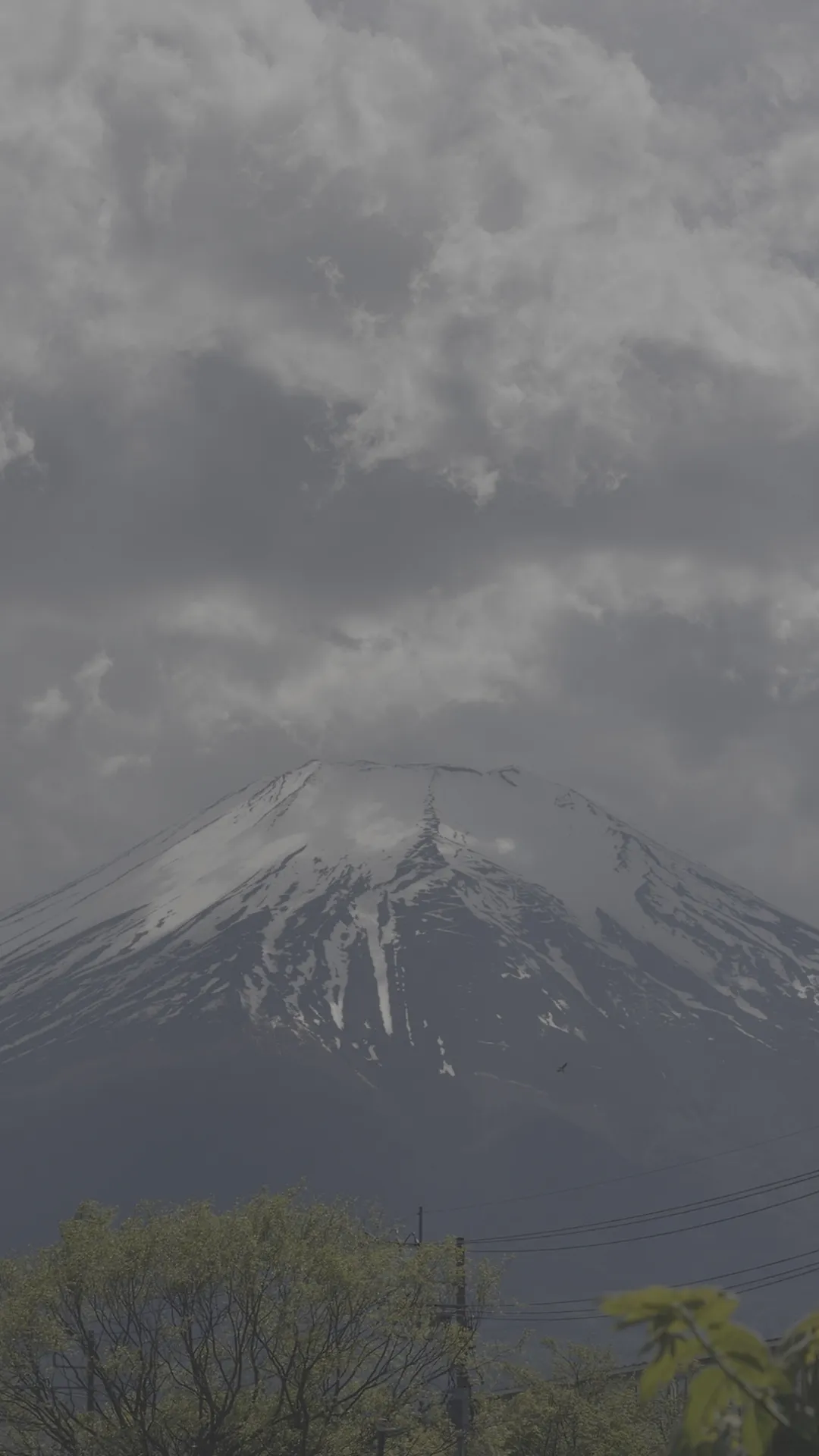 Monte Fuji em Apple Log